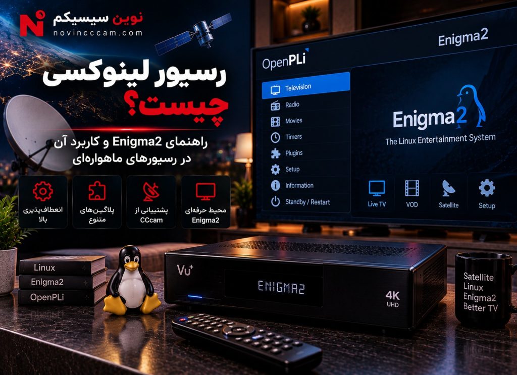 رسیور لینوکسی Enigma2 و دستگاه‌های Dreambox و Vu+